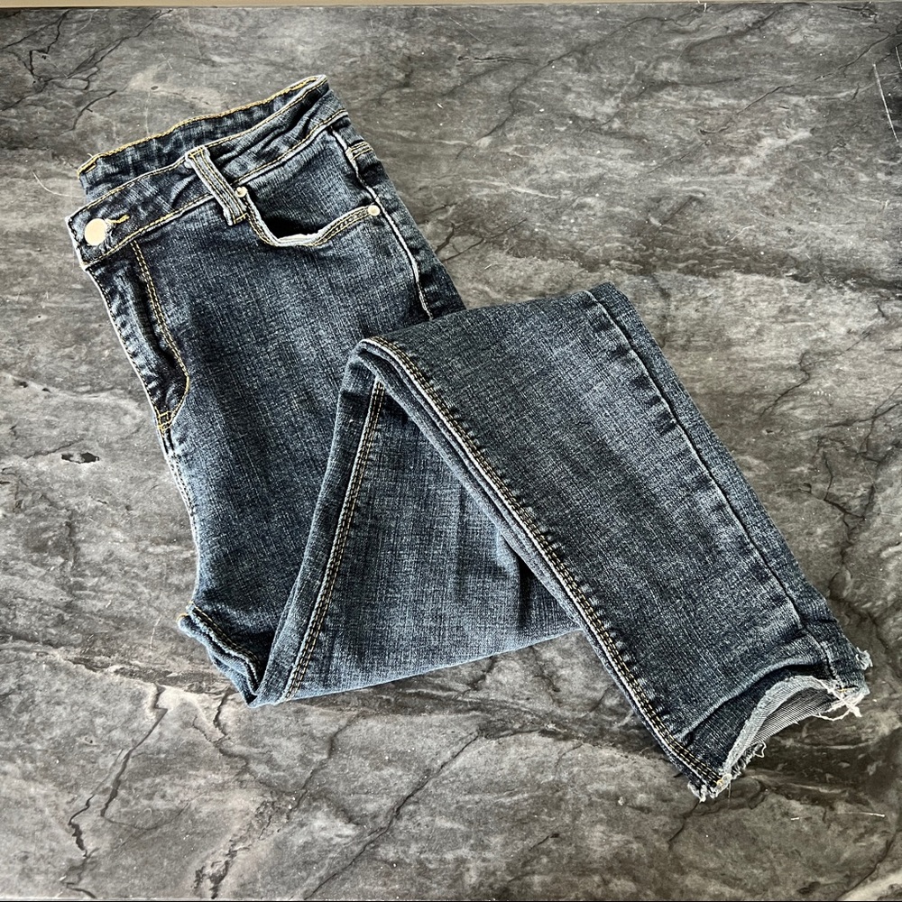 Blue wash jeans